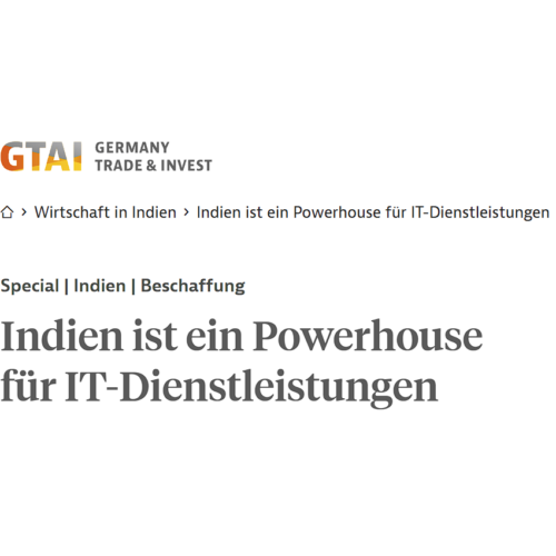Indien: Powerhouse für IT-Dienstleistungen