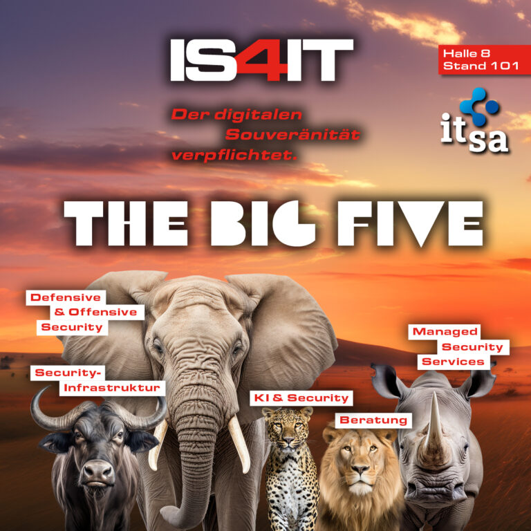 IS4IT präsentiert sich auf der it-sa 2025 in Nürnberg